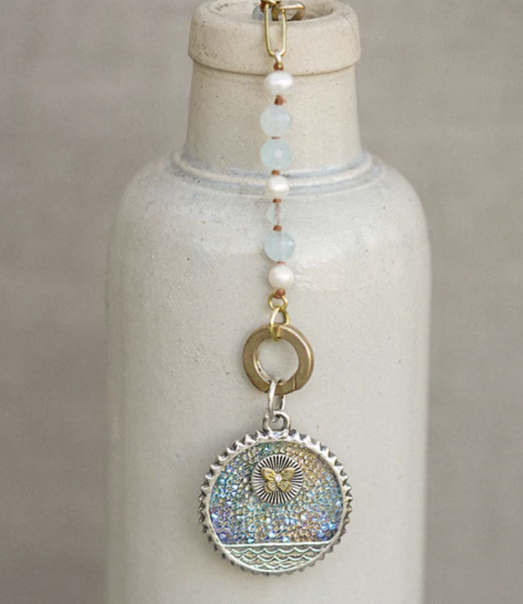 Waxing Poetic The World Kristal Medallion | Gypsy Teal